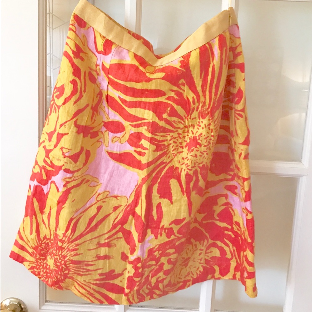 Edme & esyllte by Anthropolgie linen cotton skirt.